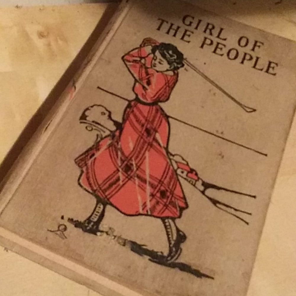 Antique Book Girl of the People